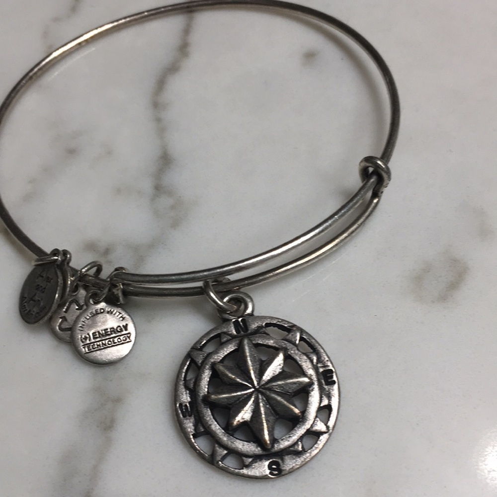 ALEX AND ANI COMPASS ROSE BRACELET - Picture 2 of 4